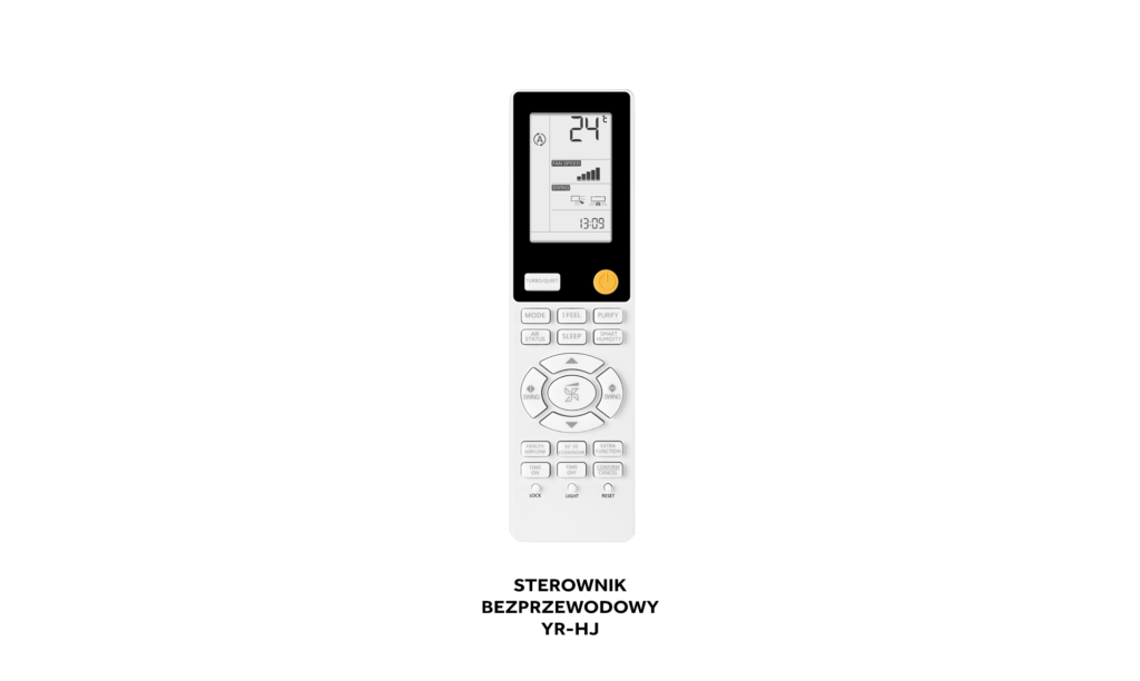 Haier Jade Plus — Pilot bezprzewodowy — zdjęcie producenta